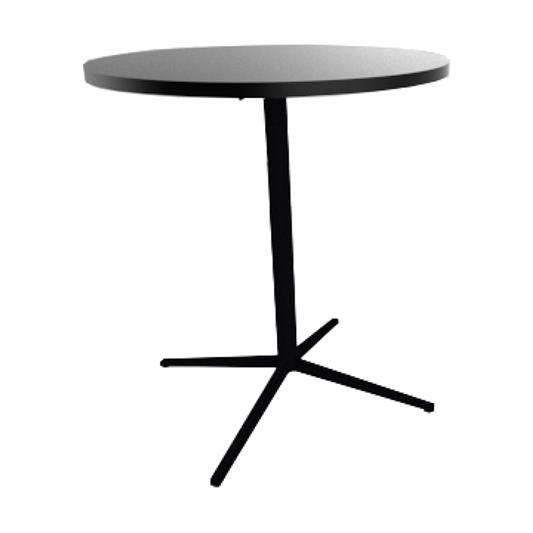 Cafebord-højt-ø75-sort